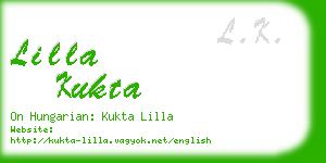 lilla kukta business card